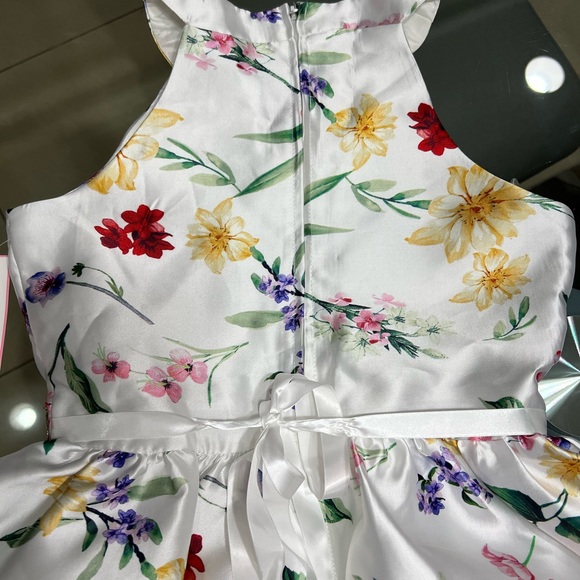 NWT Rare Editions floral embellished Dress size 16 - Picture 6 of 10